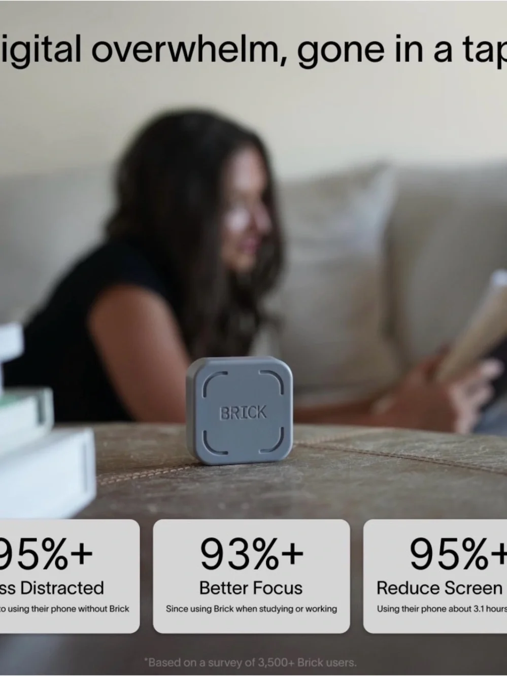 Brick Phone Access Blocker Device for Cell Phones - Subscription-Free Phone Lock